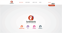 Desktop Screenshot of fundamento.com.br